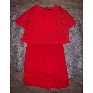BCBGMaxazria Red Midi Dress